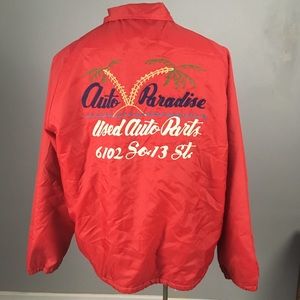 Vintage Auto Paradise Auto Parts work jacket.